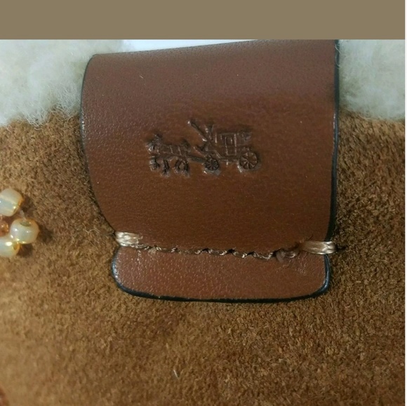 Coach 9.5 Saddle Natural Urban Hiker Wedge Boots - Picture 7 of 8